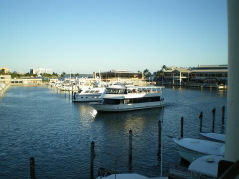 Bayside Marina at Bayside Market Place in Florida-May 8 2009