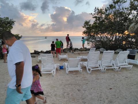 Beach at Gilbert's Resort Overlooking the Gulf of Mexico 2-24-2018