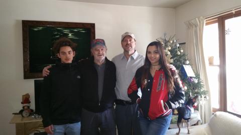 Christopher-Ronald-Crystal Caceres and Ronald Norman