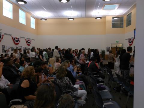 Federal Representatives Talking to the Group 8-11-2017