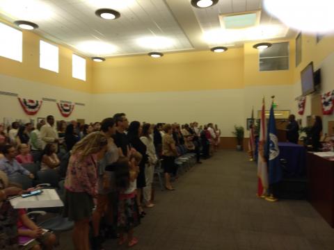 Federal Representatives Talking to the Group 8-11-2017