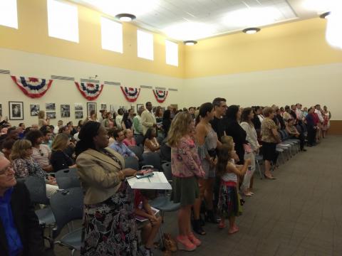 Federal Representatives Talking to the Group 8-11-2017