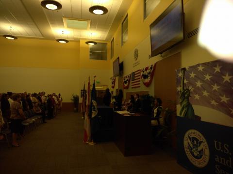 Federal Representatives Talking to the Group 8-11-2017