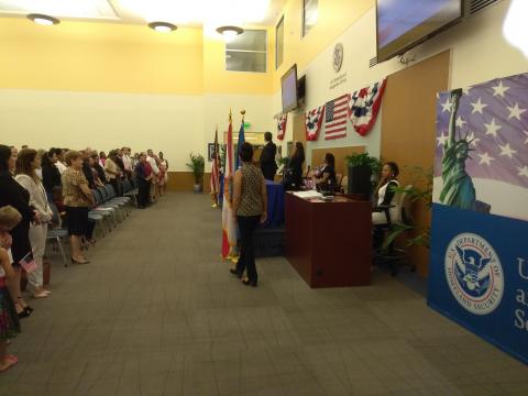 Federal Representatives Talking to the Group 8-11-2017
