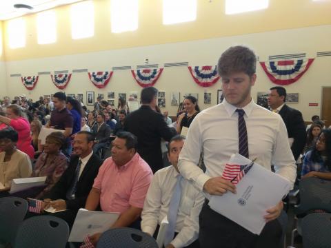 Myriam Norman trying to Show Off Her Citizenship Certificate 8-11-2017