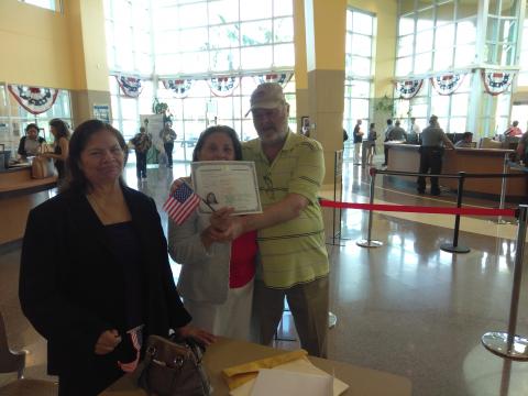Myriam Norman-Ronald Norman and Hilda Garcia Casado 8-11-2017