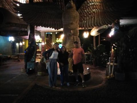 Costa Verde Restaurant Manuel Antonio, Costa Rica With Steven Strasburger, Myriam Norman and Marjorie Soto