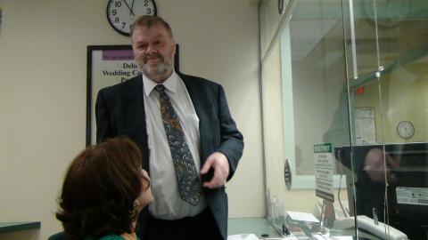 Ronald and Myriam Norman at Coral Gables Courthouse on August 25th, 2011 