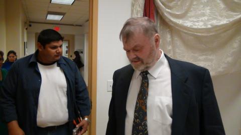 Ronald and Myriam Norman at Coral Gables Courthouse on August 25th, 2011 