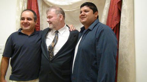 Ali Moztarzadeh, Ronald Norman and Jorge Campos