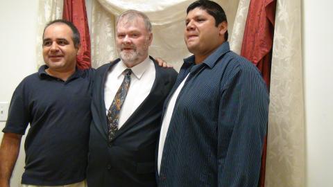 Ali Moztarzadeh, Ronald Norman and Jorge Campos