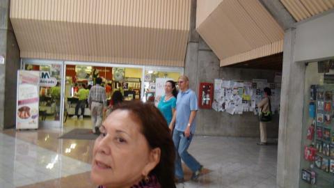 Myriam Norman Walking Around the Mall