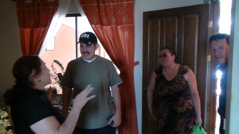 Myriam Norman, Freddy Garcia Sr., Ana Lucia Castellon and Jorge Quiros