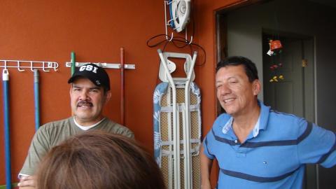 Freddy Garcia Sr. and Jorge Quiros 
