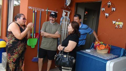Freddy Garcia Sr., Ana Lucia Castellon, Myriam Norman and Jorge Quiros