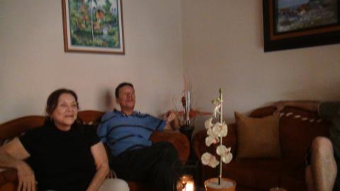 Myriam Norman and Jorge Quiros