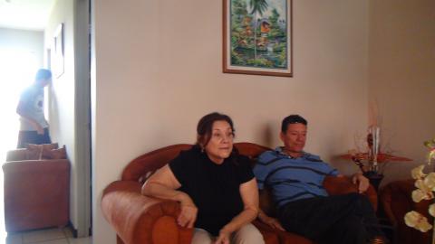 Myriam Norman and Jorge Quiros