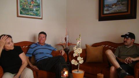 Myriam Norman, Jorge Quiros and Freddy Garcia Sr.