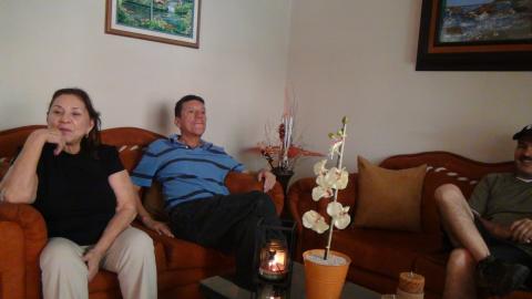 Myriam Norman, Jorge Quiros and Freddy Garcia Sr.