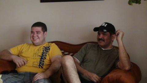 Ali Sanchez and Freddy Garcia Sr.