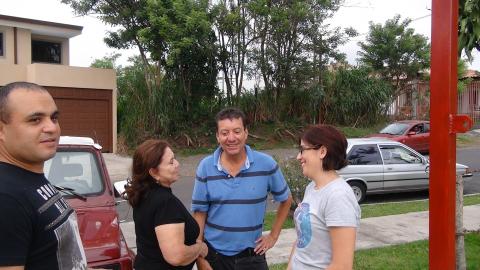 Steven Strasburger, Myriam Norman, Jorge Quiros and Vanessa Rodriguez