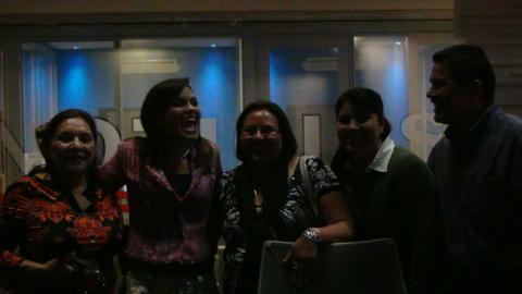 Myriam Norman, News Anchor, Ana Lucia Castellon, Ana Lucia Castellon, News Anchor and Frddy Garcia Sr.