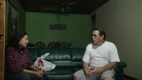 Myriam Norman and Her Friend's Father