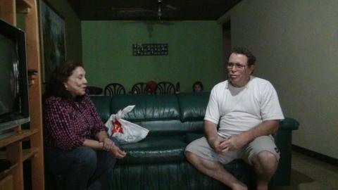 Myriam Norman and Her Friend's Father