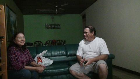 Myriam Norman and Her Friend's Father
