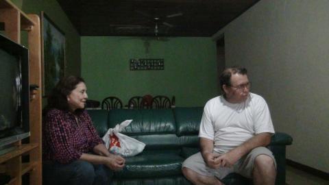 Myriam Norman and Her Friend's Father