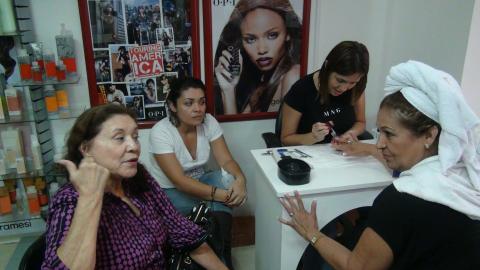 Veronica Alfaro, Dayana Alfaro, Myriam Norman and Marielos Palacios