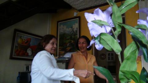 Myriam Norman and Jasmin 