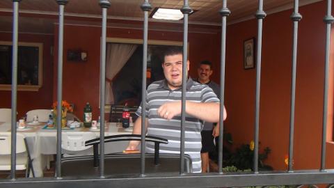 Ali Sanchez and Freddy Garcia Sr. Behind Bars