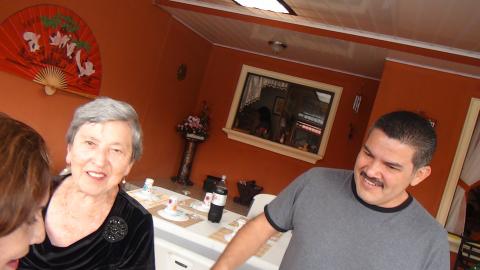 Freddy Garca Sr., Myriam Norman and Ana Lucia Castellon's Mother