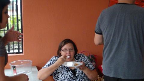 Enjoying the Cake