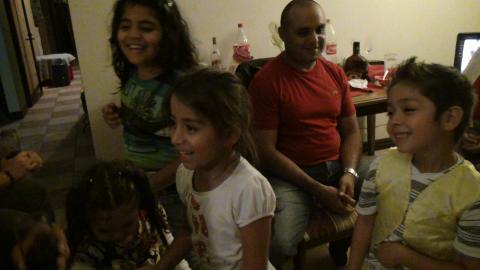 Steven Strasburger With Party Guests