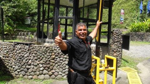 Guard at Entrance of Rain Forrest