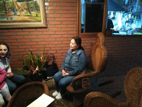 Diego Quiros Family - Laura Gonzalez Varga and Myriam Norman at the Casa Lima Bed and Breakfast Hotel