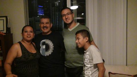 Freddy Garcia Sr, Wife, Wife's Brother, Wife's Son 1-16-2017-2