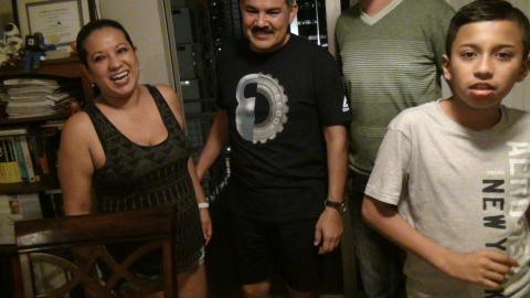 Freddy Garcia Sr, Wife, Wife's Brother, Wife's Son 1-16-2017-3