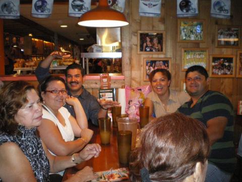 We Are At Hooter's In Bayside Market Place 10-31-2009