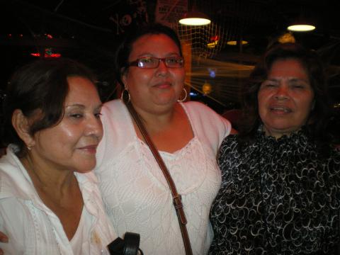 Myriam Norman, JoAnna Campos and Hilda Casado