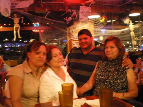 JoAnna and Jorge Campos with Myriam Norman and Hilda Casado 10-31-2009