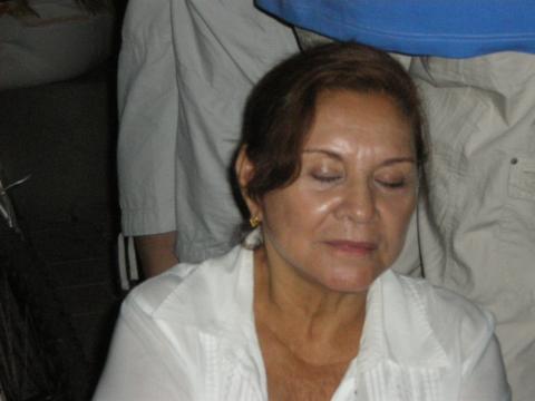 Myriam Norman on Halloween Night 2009