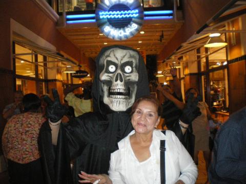 The Scary Fellow and Myriam Norman