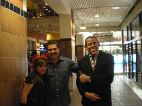 Freddy Garcia Sr. with President Obama and Maybe Michelle 10-31-2009