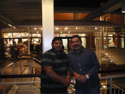Brothers, Jorge Campos and Freddy Garcia Sr. 10-31-2009