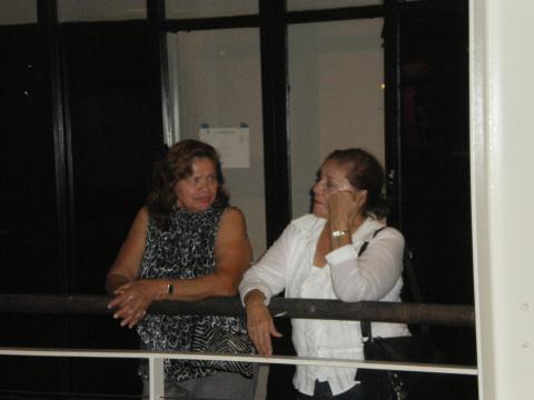 Myriam Norman and Her Sister Hilda Casado 10-31-2009