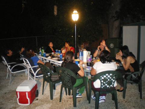 Eating or Talking