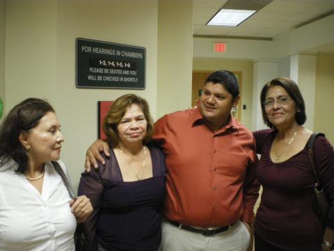 Jorge Campos, Hilda Casado, Rosy Garcia and Myriam Norman